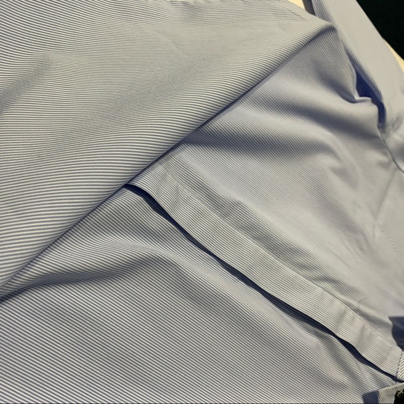 NWT! H&M Blue & White Striped Button Down Shirt - Picture 11 of 11